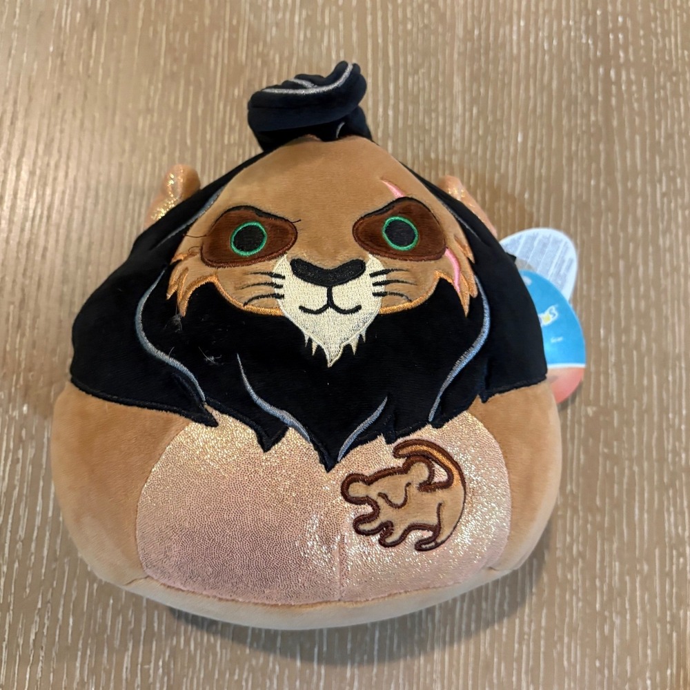 Disney Lion King Scar Squishmallows Plush 8" Stuffed Animal w Tags NWT